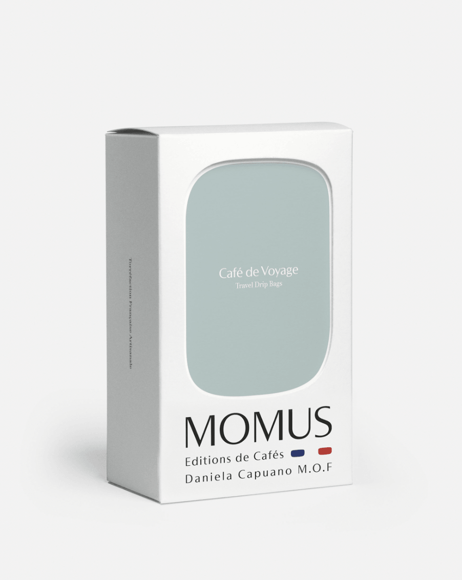 Coffret de Drip Bags MOMUS, pratiques pour savourer un café de qualité en voyage.