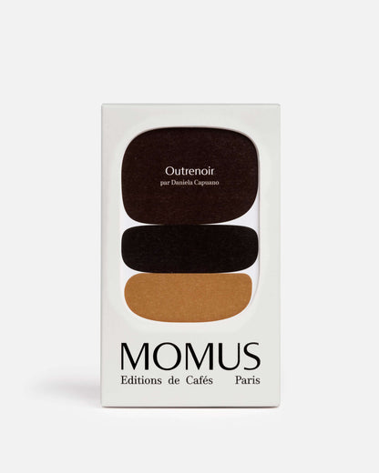 Packaging Outrenoir par Dianela Capuano variétés Bourbon rouge, Heirloom, Nganda