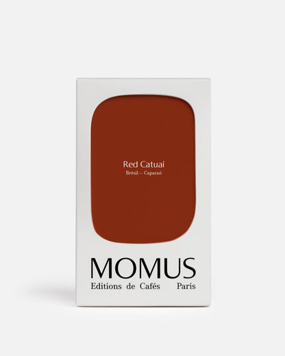 Paquet café Red Catuaí Brésil Caparaó MOMUS Clayton Barrossa 200g arabica naturel espresso voluptueux